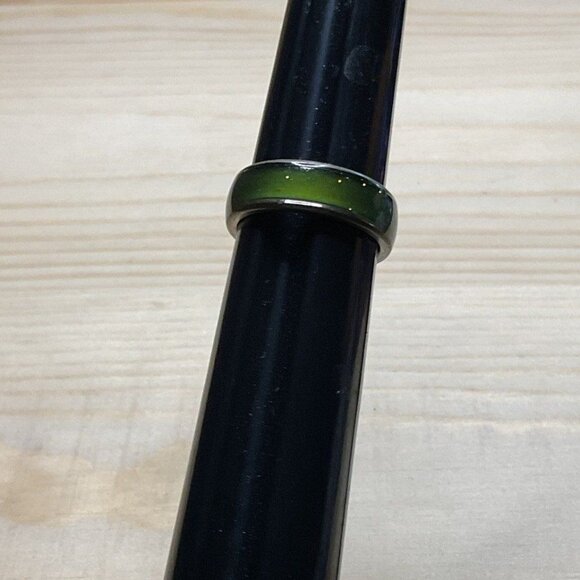 Mood Ring Size 5 Stainless Steel Band Color Changing - Picture 1 of 2